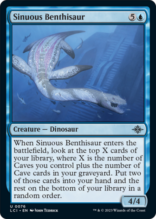 Sinuous Benthisaur [The Lost Caverns of Ixalan] Cheap