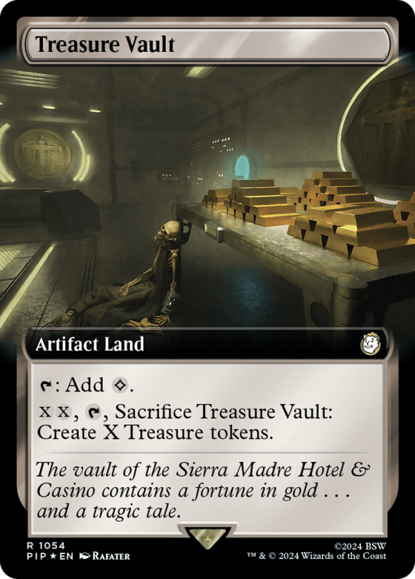 Treasure Vault (Extended Art) (Surge Foil) [Fallout] Discount