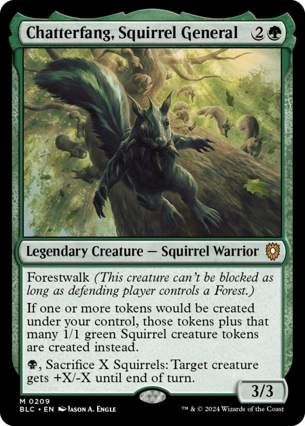 Chatterfang, Squirrel General [Bloomburrow Commander] Cheap