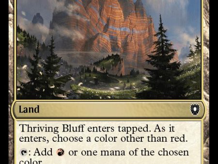 Thriving Bluff [Bloomburrow Commander] For Cheap