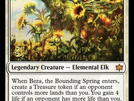 Beza, the Bounding Spring [Bloomburrow Prerelease Promos] For Sale