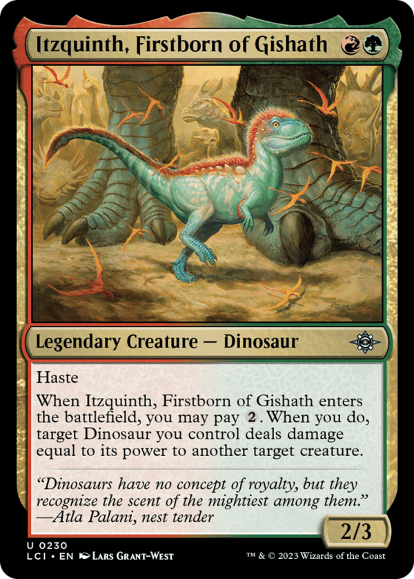 Itzquinth, Firstborn of Gishath [The Lost Caverns of Ixalan] Online now