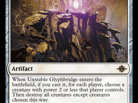 Unstable Glyphbridge    Sandswirl Wanderglyph [The Lost Caverns of Ixalan] Supply