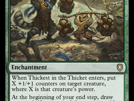 Thickest in the Thicket [Bloomburrow Commander] on Sale