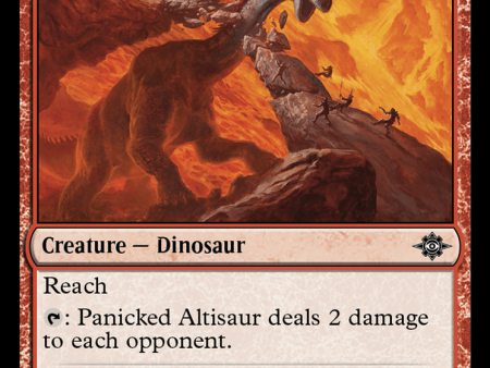 Panicked Altisaur [The Lost Caverns of Ixalan] Cheap