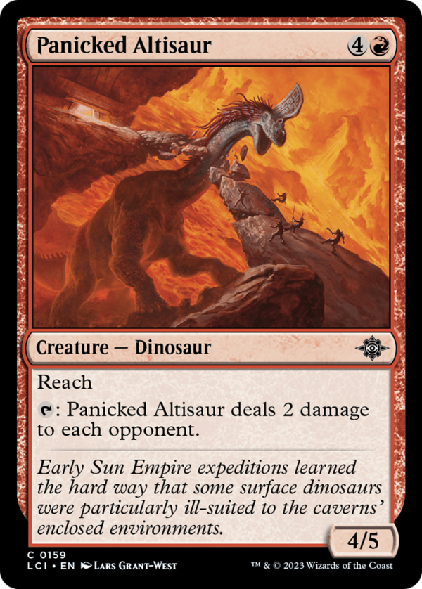 Panicked Altisaur [The Lost Caverns of Ixalan] Cheap