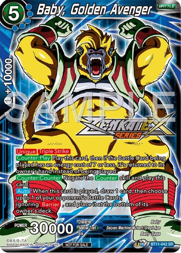 Baby, Golden Avenger (Event Pack 15) (BT11-042) [Promotion Cards] on Sale