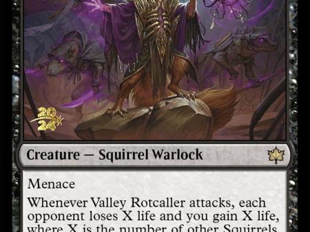 Valley Rotcaller [Bloomburrow Prerelease Promos] Hot on Sale