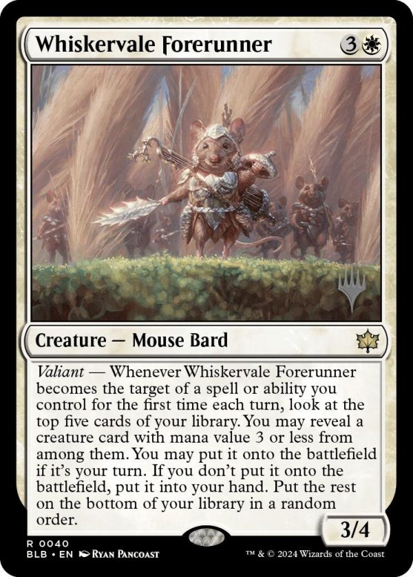 Whiskervale Forerunner (Promo Pack) [Bloomburrow Promos] For Discount