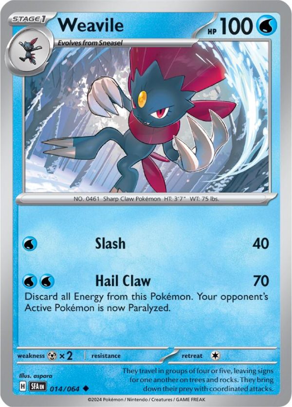 Weavile (014 064) [Scarlet & Violet: Shrouded Fable] Supply