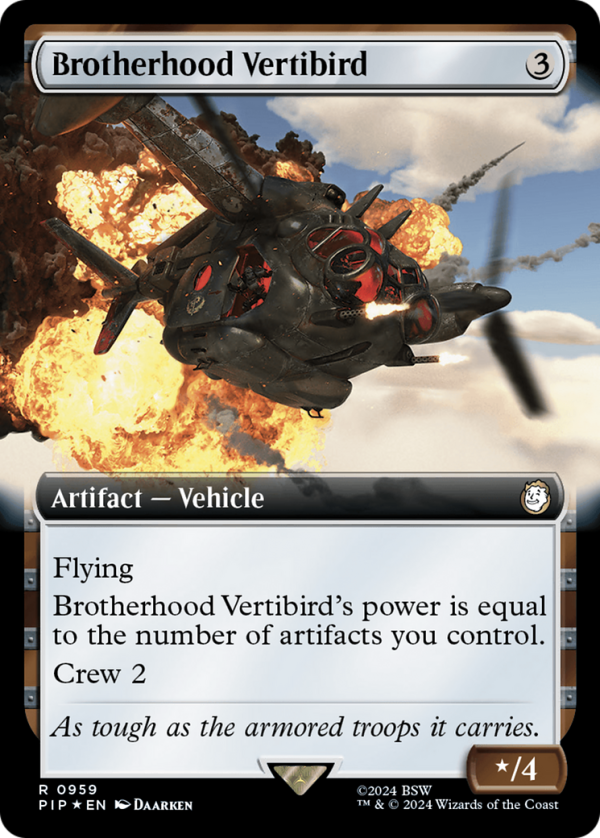 Brotherhood Vertibird (Extended Art) (Surge Foil) [Fallout] For Discount