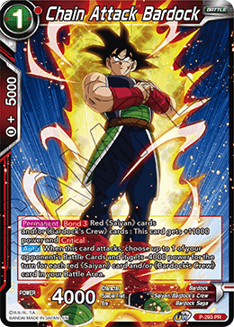 Chain Attack Bardock (P-293) [Tournament Promotion Cards] Cheap