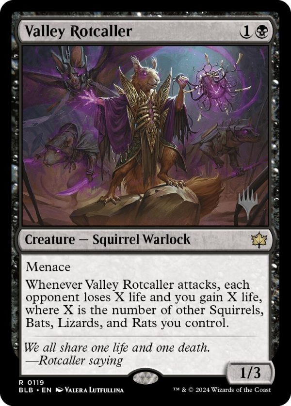 Valley Rotcaller (Promo Pack) [Bloomburrow Promos] Fashion