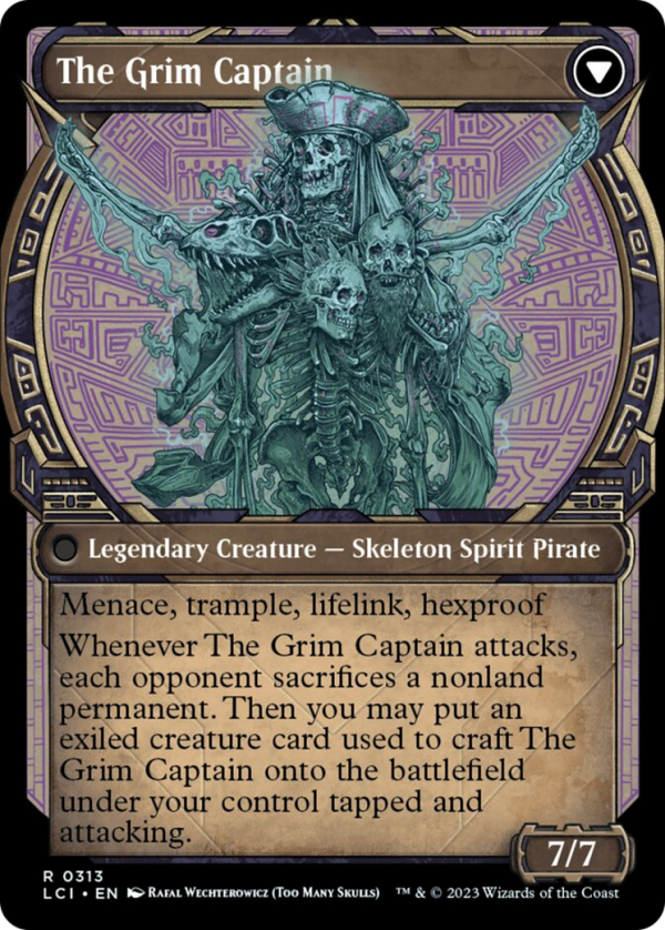 Throne of the Grim Captain    The Grim Captain (Showcase) [The Lost Caverns of Ixalan] Discount