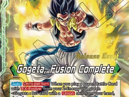 Veku    Gogeta, Fusion Complete (Fighter s Ambition Holiday Pack) (BT19-067) [Tournament Promotion Cards] Sale