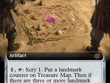 Treasure Map    Treasure Cove (Extended Art) [The Lost Caverns of Ixalan] For Sale