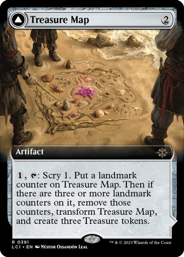 Treasure Map    Treasure Cove (Extended Art) [The Lost Caverns of Ixalan] For Sale