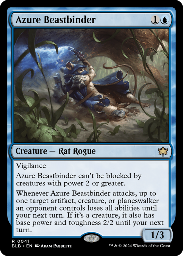 Azure Beastbinder [Bloomburrow] Hot on Sale