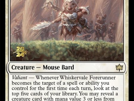 Whiskervale Forerunner [Bloomburrow Prerelease Promos] For Cheap