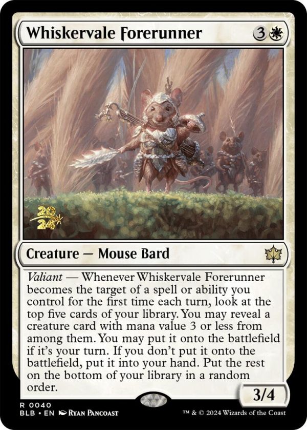 Whiskervale Forerunner [Bloomburrow Prerelease Promos] For Cheap