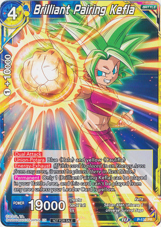 Brilliant Pairing Kefla (Shop Tournament: Assault of Saiyans) (P-132) [Promotion Cards] on Sale