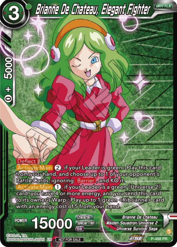 Brianne De Chateau, Elegant Fighter (Zenkai Series Tournament Pack Vol.3 Winner) (P-488) [Tournament Promotion Cards] Sale