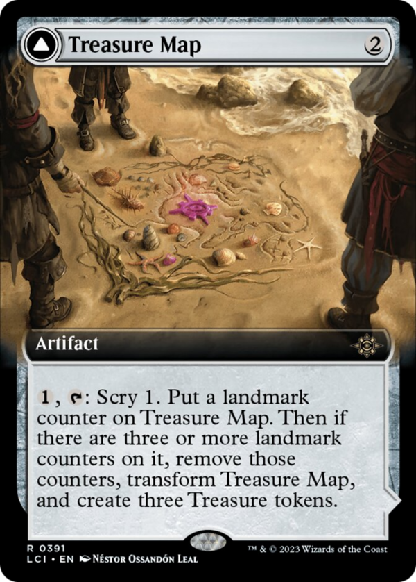 Treasure Map    Treasure Cove [The Lost Caverns of Ixalan] For Sale