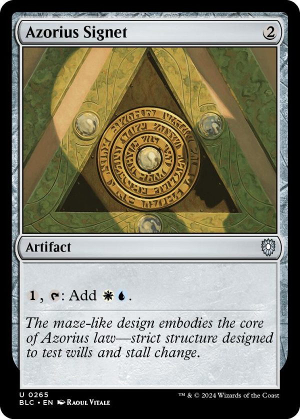 Azorius Signet [Bloomburrow Commander] For Discount