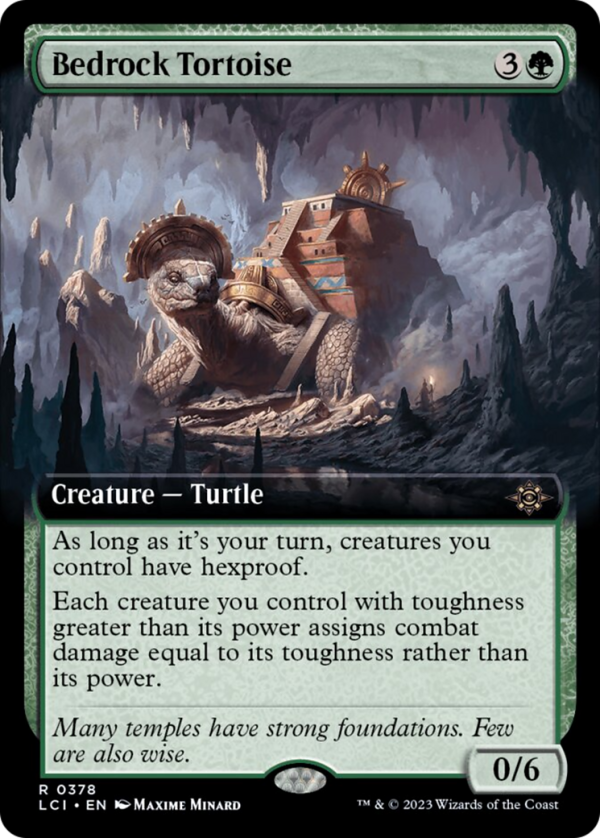 Bedrock Tortoise (Extended Art) [The Lost Caverns of Ixalan] Cheap