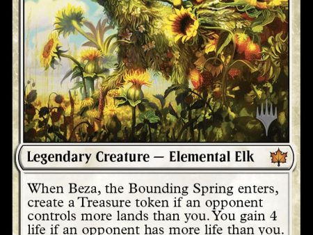 Beza, the Bounding Spring (Promo Pack) [Bloomburrow Promos] For Discount