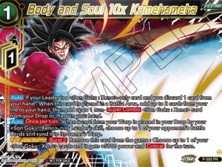 Body and Soul 10x Kamehameha (Championship Z Extra Card Pack 2023) (Gold-Stamped) (P-550) [Tournament Promotion Cards] Online Hot Sale