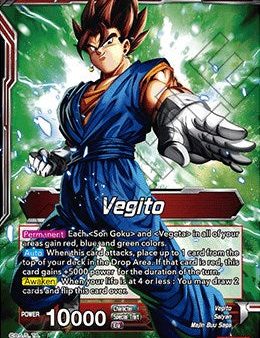 Vegito    Fusion Warrior Super Saiyan Vegito (Championship 2023 Golden Card Vol.3) (BT2-001) [Tournament Promotion Cards] Cheap