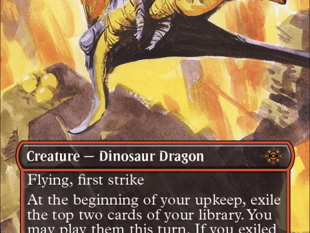 Bonehoard Dracosaur (Borderless) [The Lost Caverns of Ixalan] Online Hot Sale