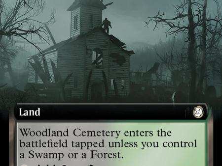 Woodland Cemetery (Extended Art) (Surge Foil) [Fallout] For Cheap