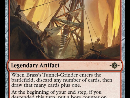 Brass s Tunnel-Grinder    Tecutlan, The Searing Rift [The Lost Caverns of Ixalan] For Sale