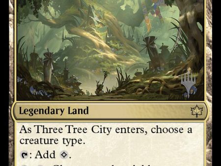 Three Tree City (Promo Pack) [Bloomburrow Promos] Discount