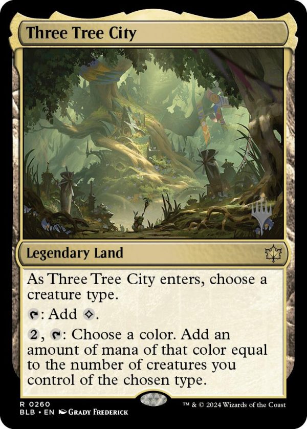 Three Tree City (Promo Pack) [Bloomburrow Promos] Discount