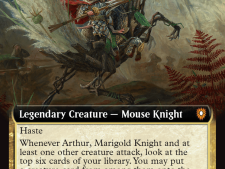 Arthur, Marigold Knight (Extended Art) [Bloomburrow Commander] Supply