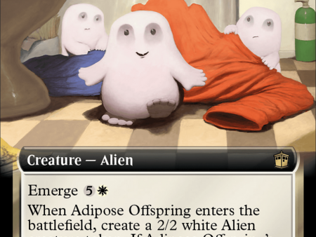 Adipose Offspring (Extended Art) (Surge Foil) [Doctor Who] on Sale