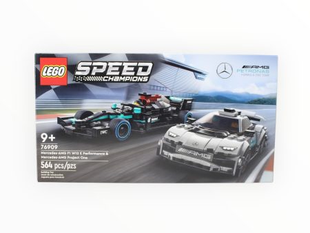 Certified Used Set 76909 Speed Champions Mercedes-AMG F1 W12 E Performance & Mercedes-AMG Project One (Bags 3 and 4 still sealed) Online Sale