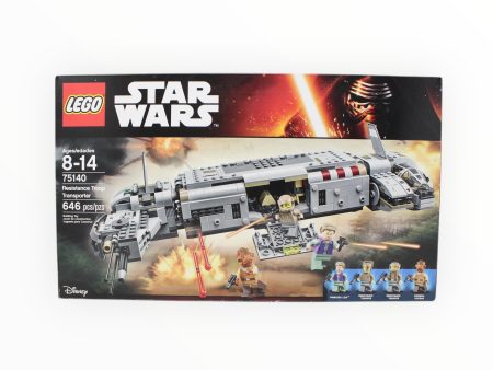 Certified Used Set 75140 Star Wars Resistance Troop Transporter (open box, sealed bags) For Cheap