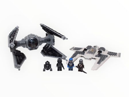 Used Set 75348 Star Wars Mandalorian Fang Fighter vs TIE Interceptor Hot on Sale