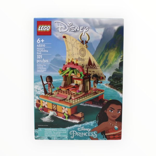 Certified Used Set 43210 Disney Moana’s Wayfinding Boat For Cheap