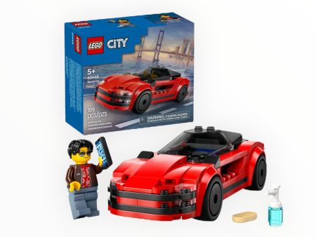 60448 City Red Sports Car Hot on Sale