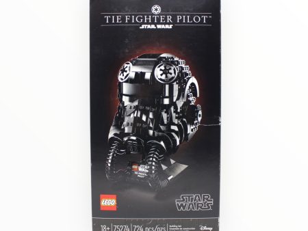 Retired Set 75274 Star Wars TIE Fighter Pilot Helmet (damaged box) For Sale